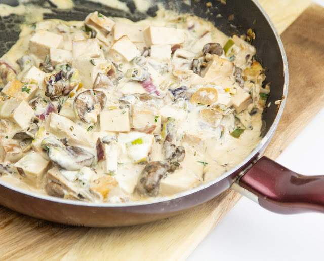 Tofu Mushroom Sauce