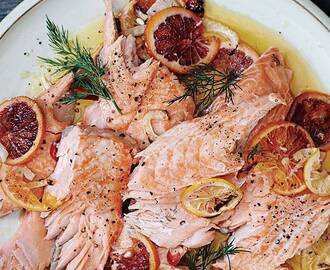 Slow-Roasted Salmon with Fennel, Citrus, and Chiles