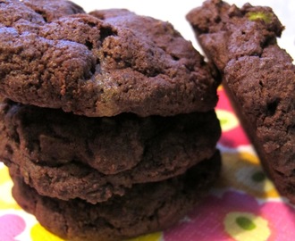 Chokladcookies med extra mycket choklad