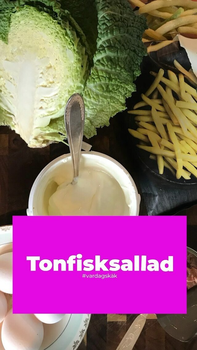 Tina Nordström on Instagram: “Enkelt vardagskäk på fem ingredienser. Vilken är din enkla vardagsfavorit?  #tinanordström #vardagskäk #tonfisksallad”