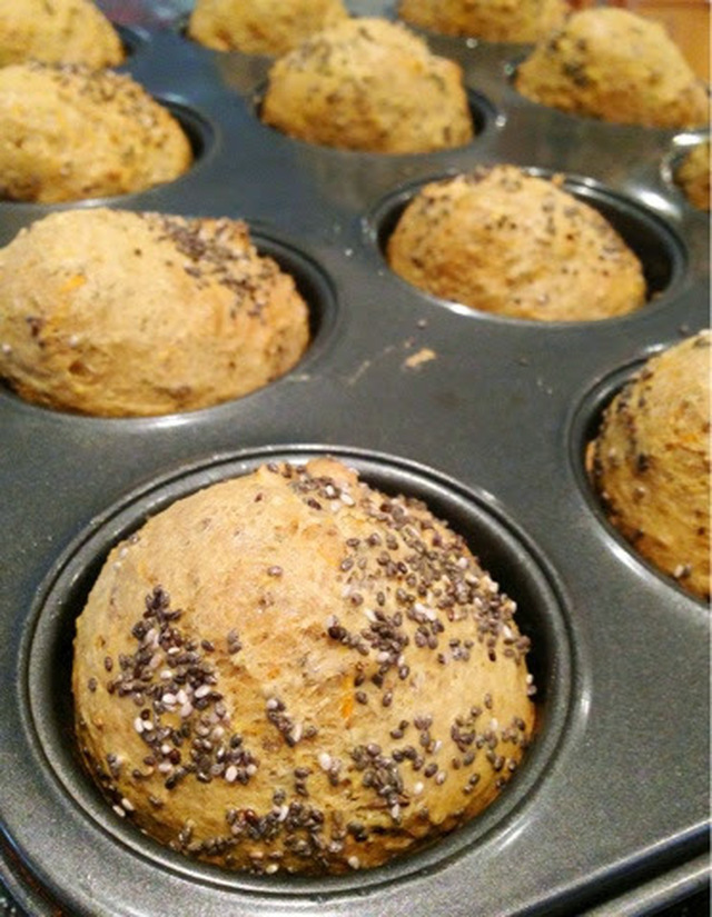 Glutenfria muffinsbröd