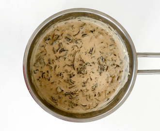 Trattkantarellsås – Enkelt och snabblagat recept på god svampsås