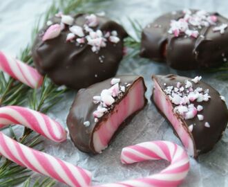 Mintkakor – Candy Cane Peppermint Patties