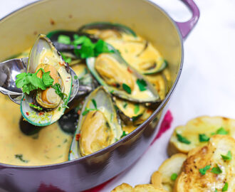 Mussels In Lemon Garlic Butter Sauce