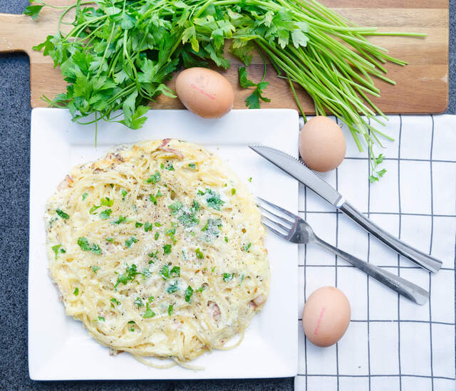 Frittata med Spaghetti