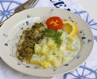 Dillstuvad potatis med persiljefisk