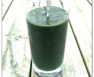 Spirulinasmoothie min nya superfrukost!