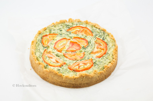 Spinach Cheese Pie, gluten-free