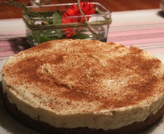 Äppelcheesecake