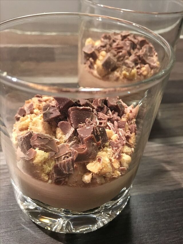 Chokladfluff som dessert