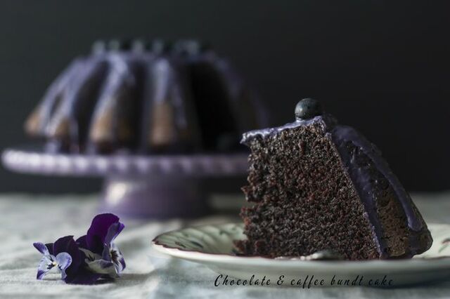 Chocolate & coffee bundt cake