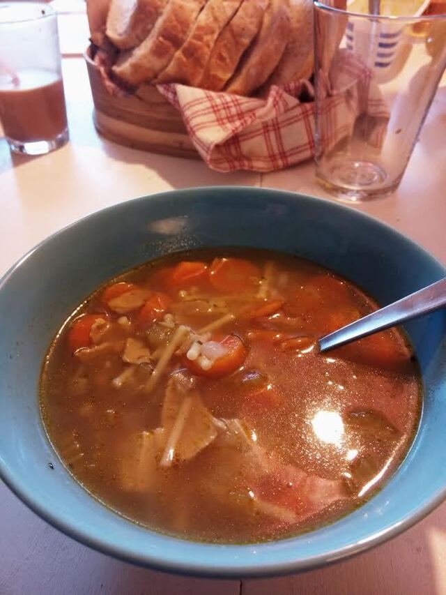 Vegansk ”Chicken soup”