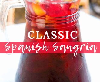 Classic Spanish Sangria | Recipe | Traditional sangria recipe, Spanish sangria recipe, Easy sangria recipes