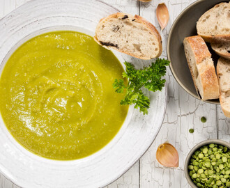 Soupe aux pois cassés aux lardons