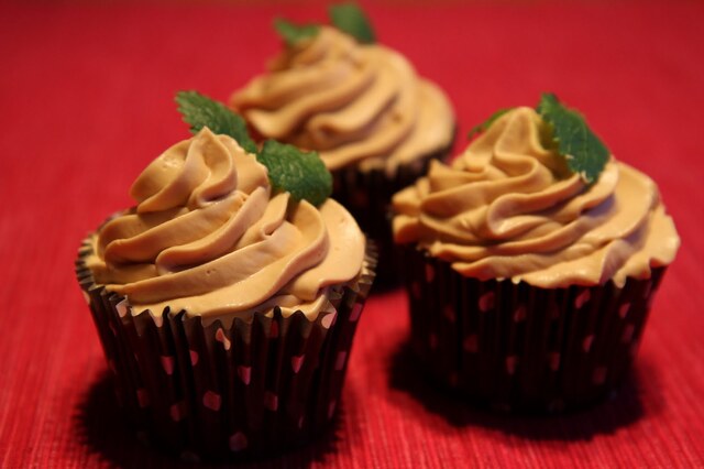 Chocolate cupcakes med DDL-frosting