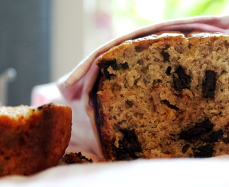 Double chocolate banana bread som start på sommaren i Nyköping