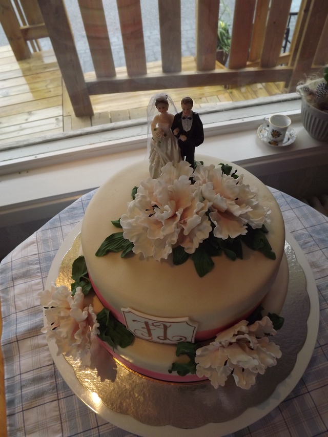 Bröllops tårta.