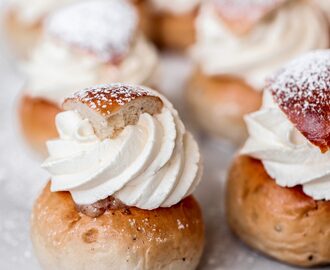 Semlor – recept på minisemlor