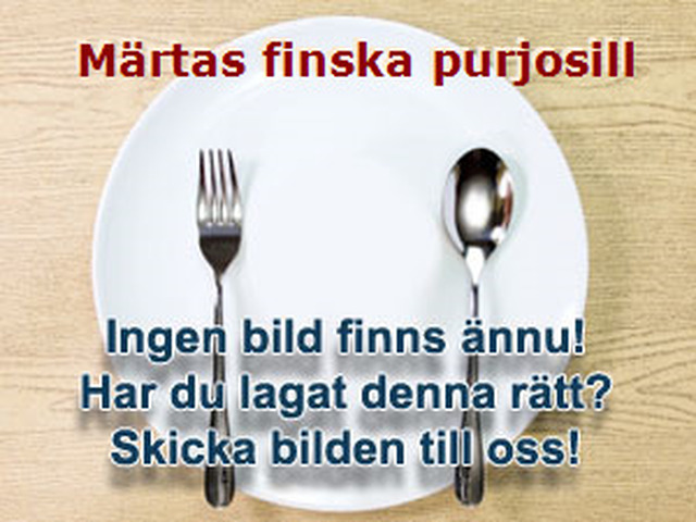 Märtas finska purjosill