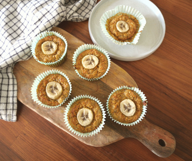 Barnvänliga matmuffins med smak av kanel