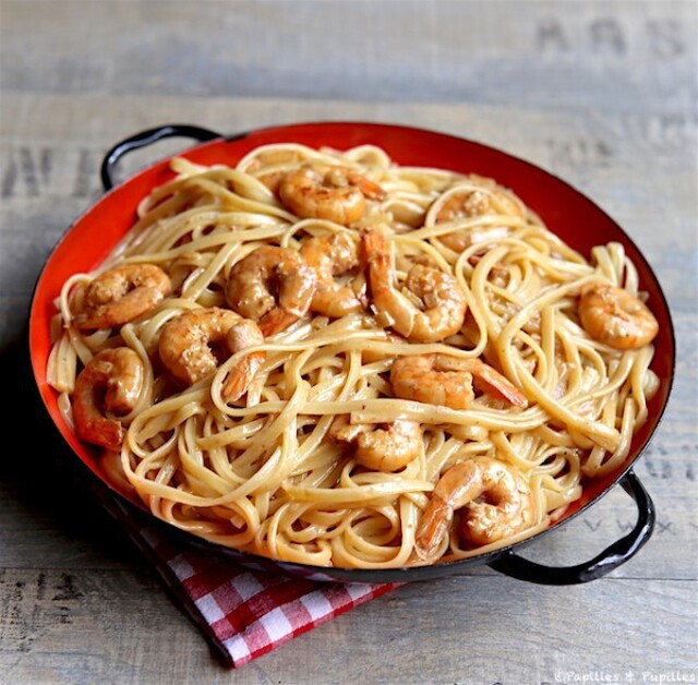 Linguine aux gambas