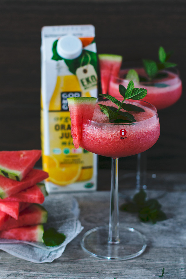 Watermelon Crush with Rosé and Rum