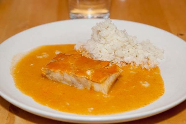 Curryfisk i ugn