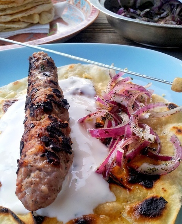 Lamm shish kebab