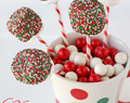 Cakepops med smak av marshmallow och jul!
