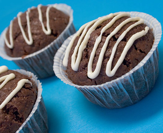 Chokladmuffins med fyllning