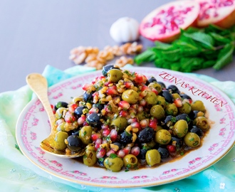 Zeytoon parvardeh- Persisk olivsallad