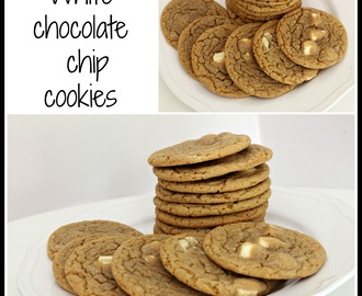 White chocolate chip cookies