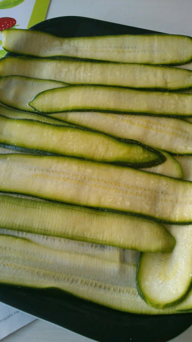 Krämig lasagne med zucchini