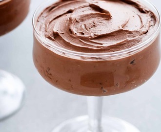3-Ingredient Double Chocolate Mousse (Low Carb) + VIDEO