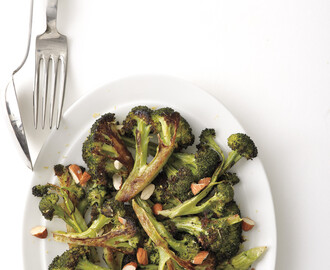 Roasted Broccoli with Lemon and Almonds