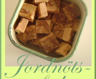 Jordnötsfudge