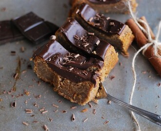 Pepparkaksbrownie utan ägg