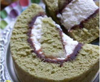 Green tea roll cake……I’m in love with you