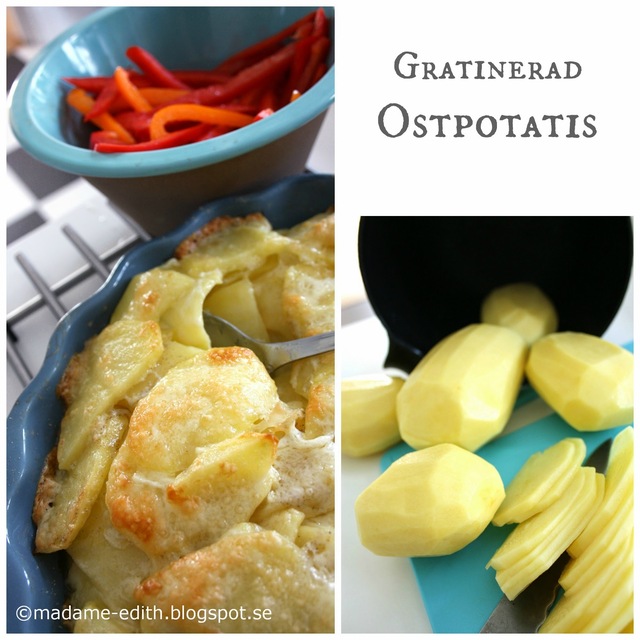 Recept - Gratinerad ostpotatis