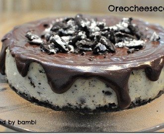 Oreocheesecake med chokladganache