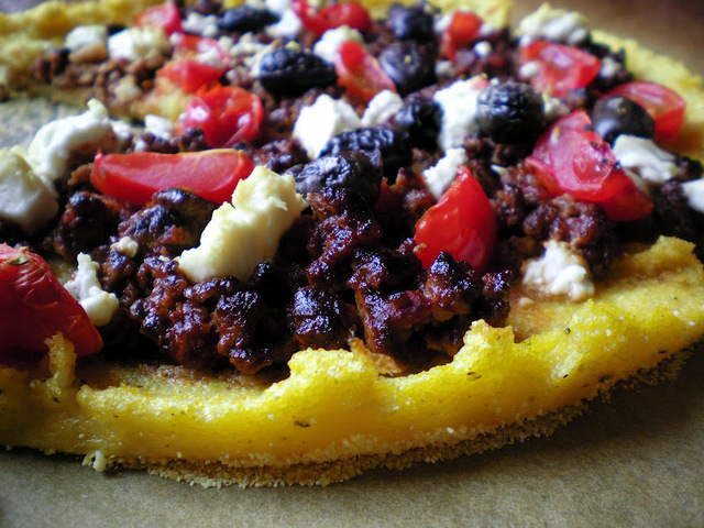 Polenta...typ pizza!