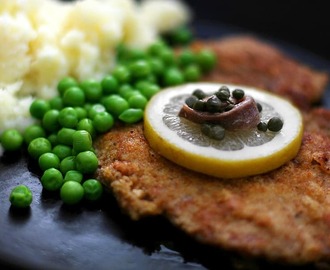 Wienerschnitzel (kalvschnitzel)