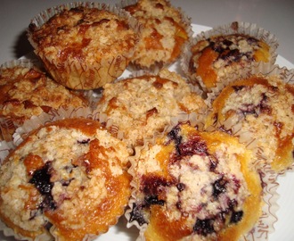 Muffins med crumble