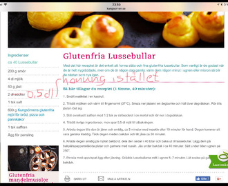 Lussekatter glutenfria