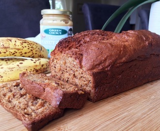 Glutenfritt bananbröd med jordnötssmör