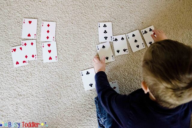 4 Simple Card Games - Busy Toddler