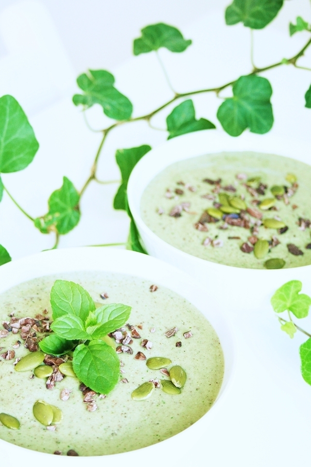 Mint Chocolate Chip Smoothie Bowl