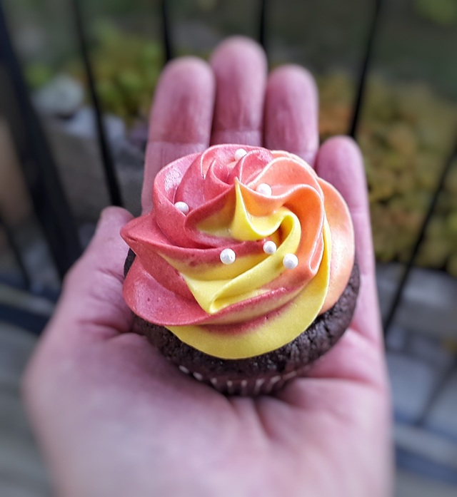 Cupcake med swirl