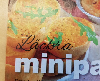 Minipajer med lax och saffran