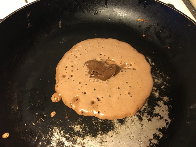 Amerikanska Chokladpannkakor med Nutella